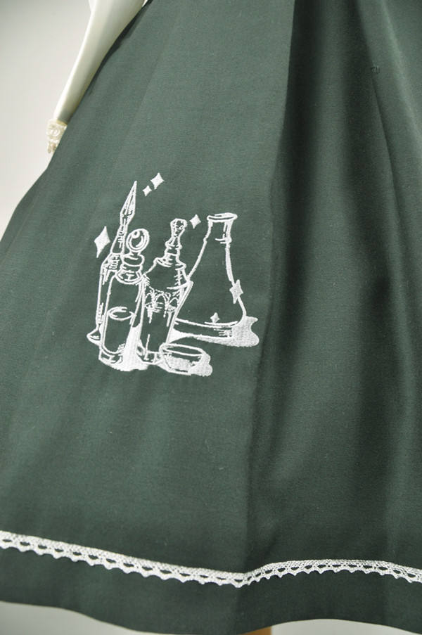 Anna's Secret ~Magic Academy.Hogwarts~ Embroidery JSK Wine&Gold Embroidery XXL