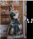 Painting Cat~ Vintage Classic Lolita OP Dress -Pre-order Closed