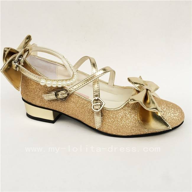Antaina Tea Party Glitter Lolita Shoes