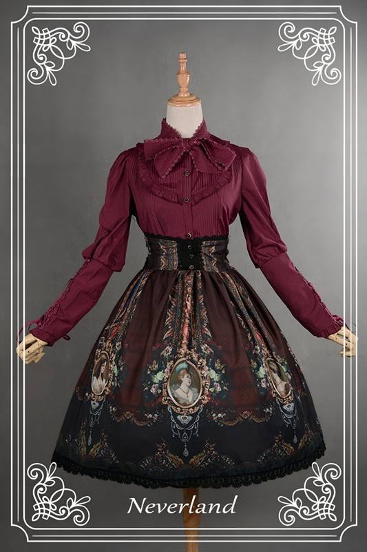 Neverland Lolita ~Ode to Rococo~ Lolita Skirt
