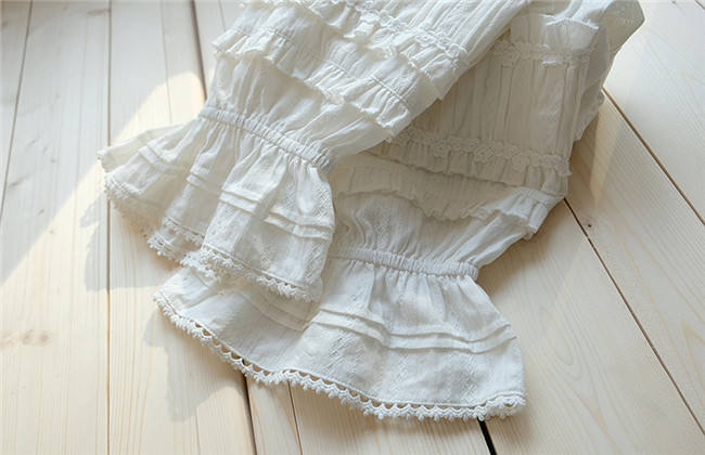 Little Dipper Sweet Pure Cotton Jaquard Lolita Bloomer Long Version -Ready made