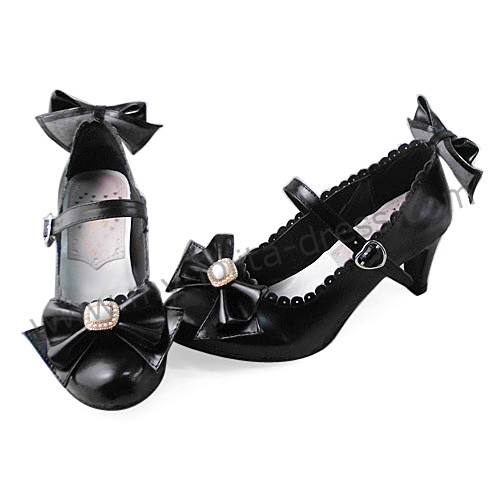 Elegant Bows Lolita Heels Shoes