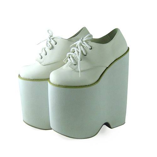 White High Platform Lolita Shoes