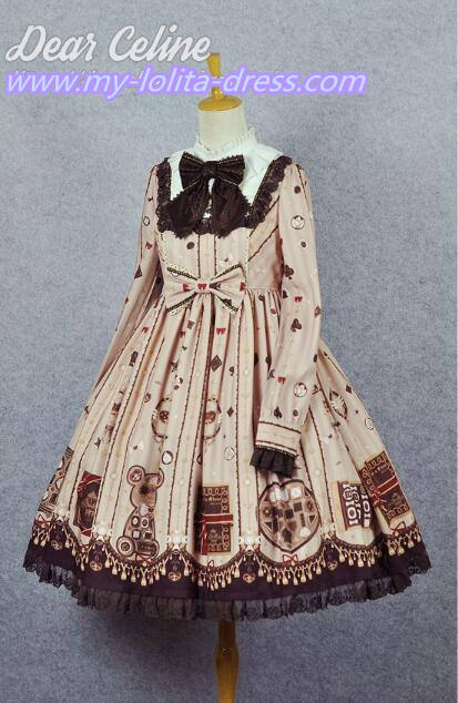 Valentine's Chocolate~ Sweet Lolita OP/JSK -Ready Made