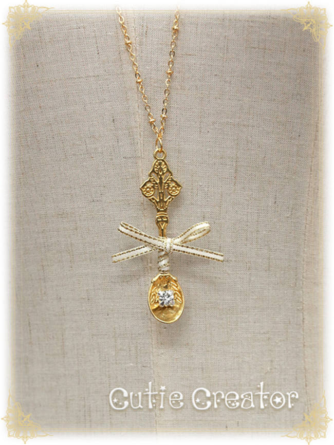 Cutie Creator ~ Dessert Party~ Scoop Bow Lolita Necklace