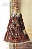 Dear Celine ~Little Red Riding Hood and Mr. Wolf Lolita OP -Ready Made
