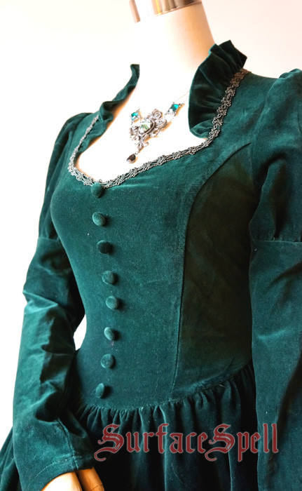 Surface Spell Judgement Day Embroidery Gothic Lolita OP Dress