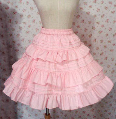 Classic Multple Layers Lolita Skirt out