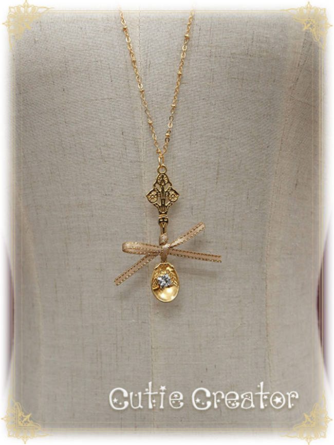 Cutie Creator ~ Dessert Party~ Scoop Bow Lolita Necklace