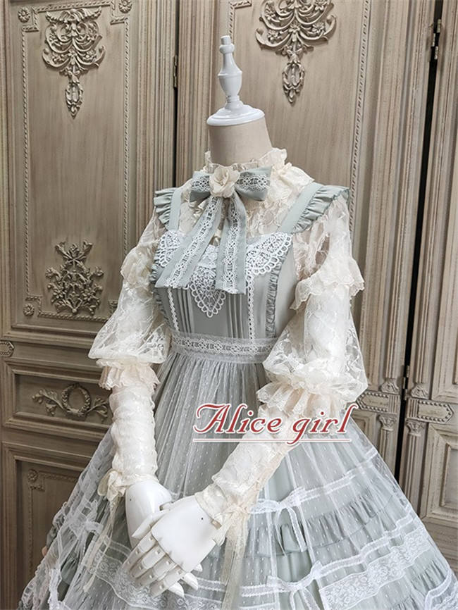Alice Girl ~When Camellia Blossoms Lolita JSK + Overskirt -Pre-order