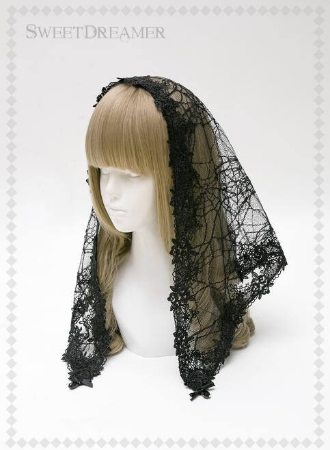 Cutie Creator -Evil Bridal~ Lolita Headband + Veil Set