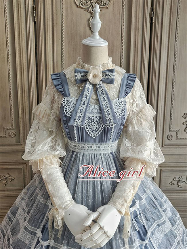 Alice Girl ~When Camellia Blossoms Lolita JSK + Overskirt -Pre-order