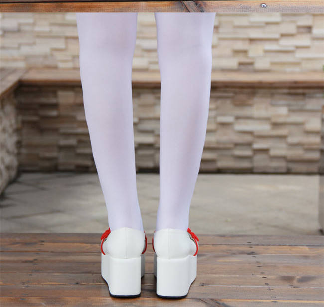 Angelic Imprint- Sweet Double Bows Embroidery Round Toes Qi Lolita High Platform Shoes