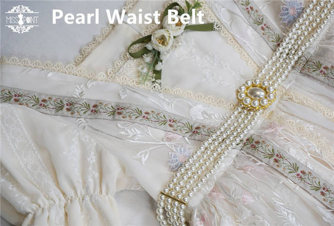 Miss Point ~ Salley Garden 2.0 Embroidery Vintage High Waist Lolita Skirt