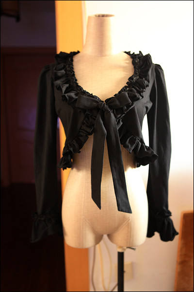 HMHM Frilled Long Short Sleeves Bolero