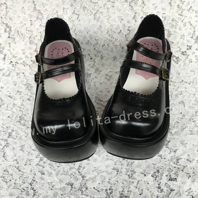 Double Straps Lolita Shoes