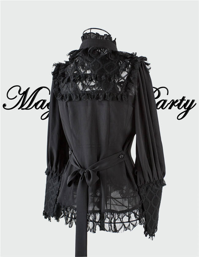 Magic Tea Party ~Ada's Flower Lolita Blouse -Ready Made