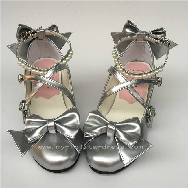 Antaina Tea Party Glitter Lolita Shoes