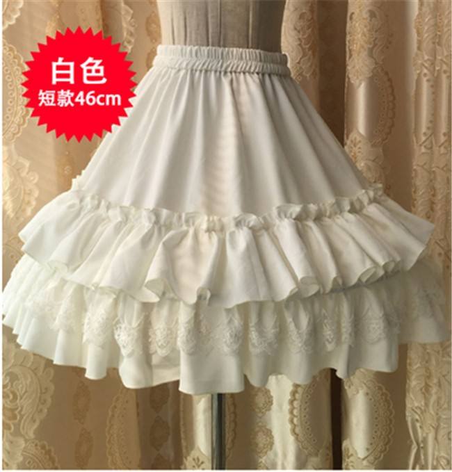 Chiffon Tailored A-line Shaped Lolita Petticoat
