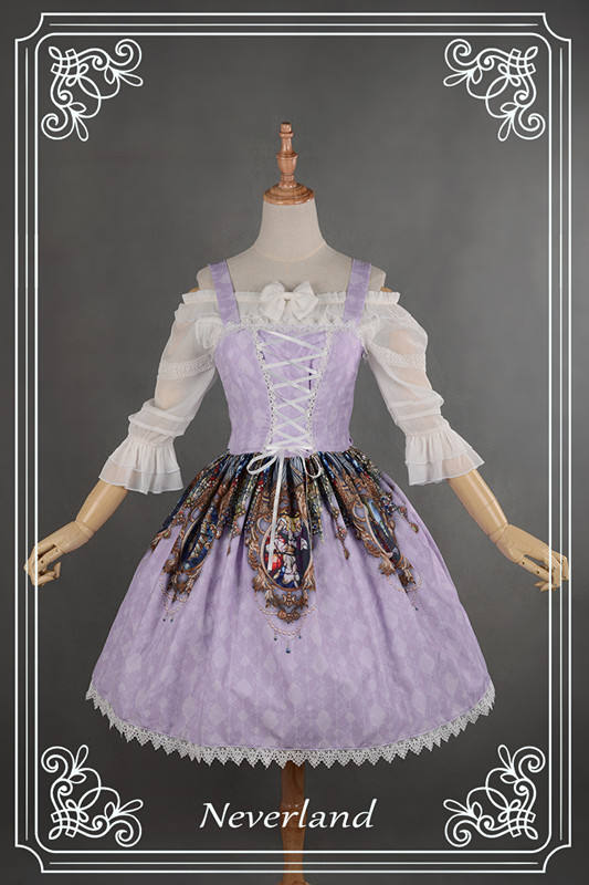 Neverland Lolita Chiffon Lolita Inner Short Blouse - For Summer