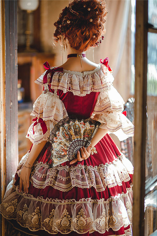 Miss Point ~Masked Ball Luxury Details Lolita OP Fullset