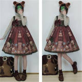 Jolly Bear~ Sweet Vintage Lolita JSK -Pre-order Closed