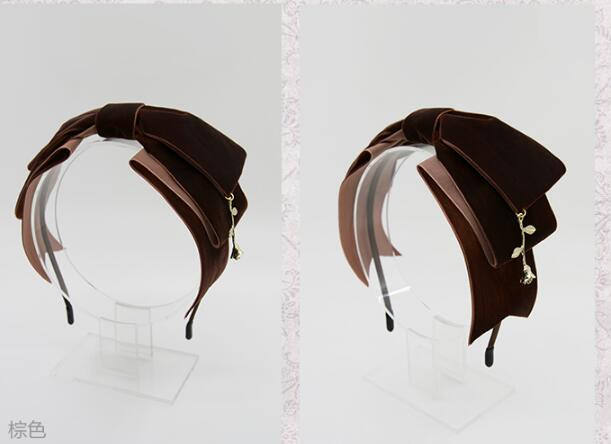 The Little Prince's Rose- Velvet Lolita Headbow -11 Colors