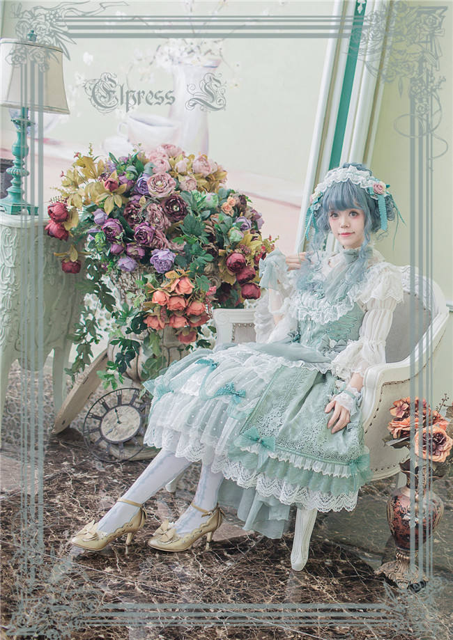 Elpress L ~Christmas D*Romance Ode~ Elegant Lolita JSK -Ready Made Purple M - In Stock
