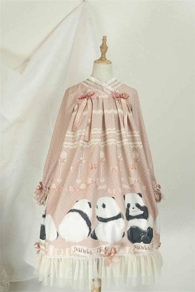 Panda Theme Sweet Lolita OP/JSK-Pre-order Closed