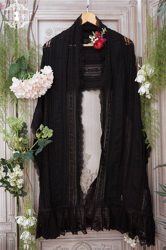 Miss Point ~ Salley Garden 2.0 Embroidery Vintage High Waist Lolita Skirt