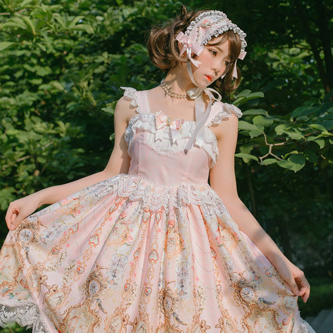 Doris Night Lolita ~Angel Clock Lolita Jumper -Special Price
