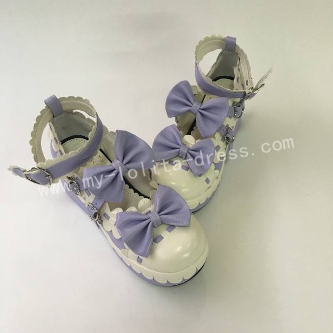 Sweet Red Whtie Lolita High Platform