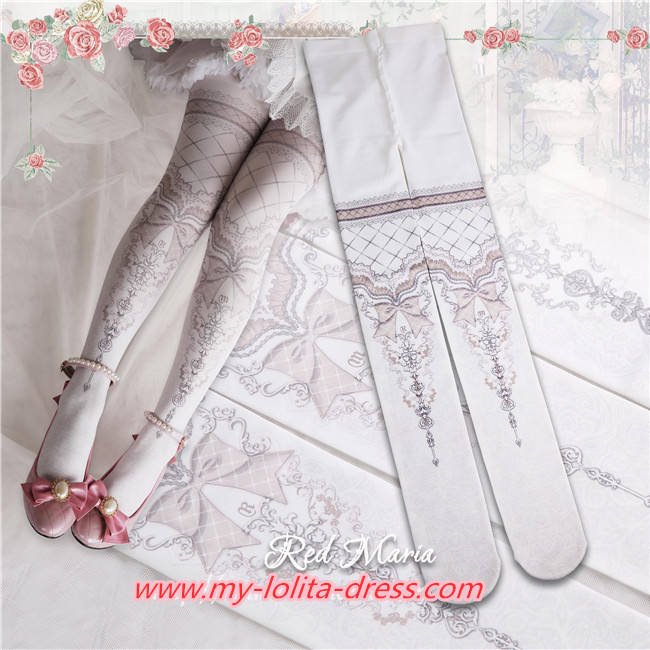 Miss Grace ~Vintage Double-sides Lolita Tights