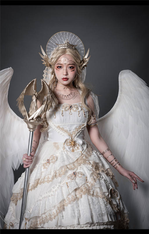 YUPBRO Lolita ~Astoria~ Luxury Classic Lolita JSK Fullset Size S - In Stock