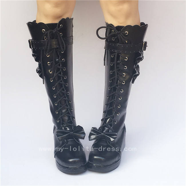Sweet White Lolita Winter Boots