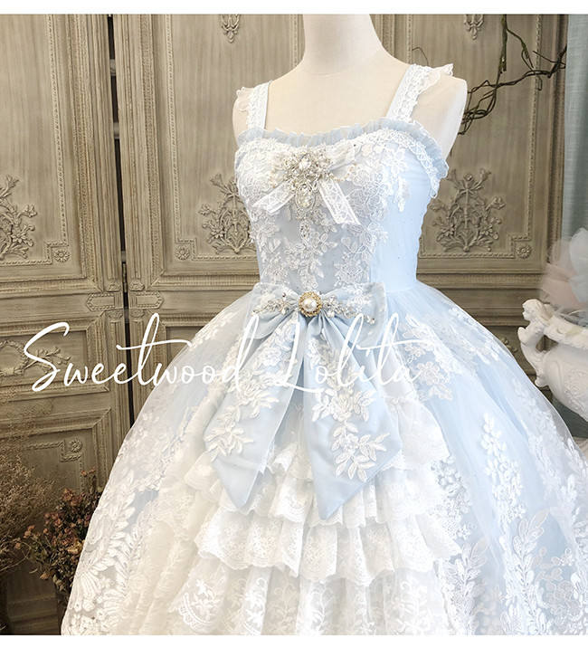 Secret Garden In Midsummer ~Elegant Lolita Bridal Dress -Ready MADE