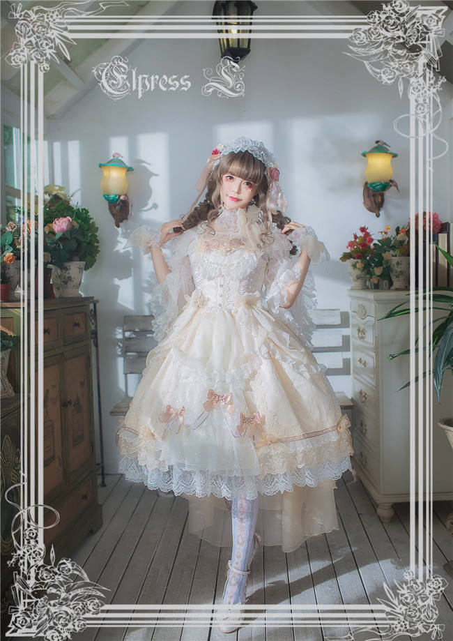 Elpress L ~Christmas D*Romance Ode~ Elegant Lolita JSK -Ready Made Purple M - In Stock