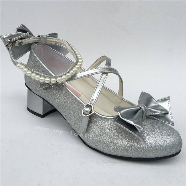 Antaina Tea Party Glitter Lolita Shoes