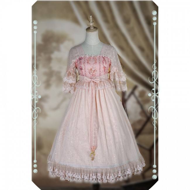 IchigoMikou ~Drizzle & Thin Clouds~ Qi Lolita OP Dress - In Stock