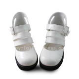 White Platform Sweet Lolita Girls Sandals