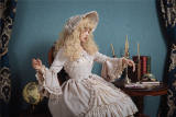 Victoria Doll~ Vintage Lolita OP Dress- Ready Made
