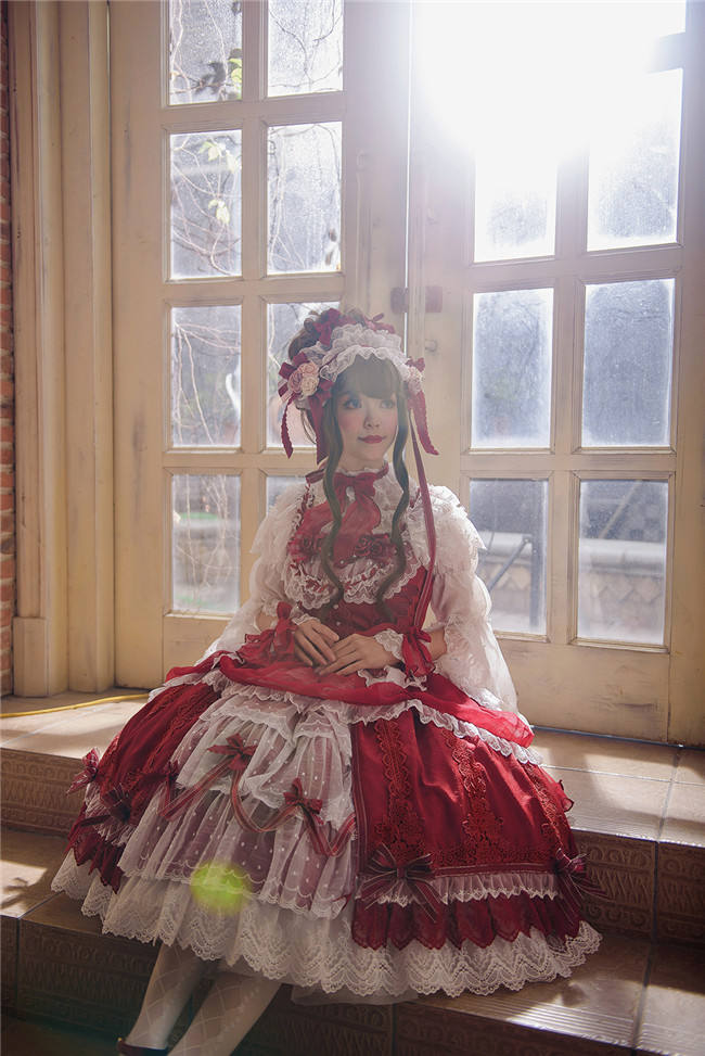 Elpress L ~Christmas D*Romance Ode~ Elegant Lolita JSK -Ready Made Purple M - In Stock