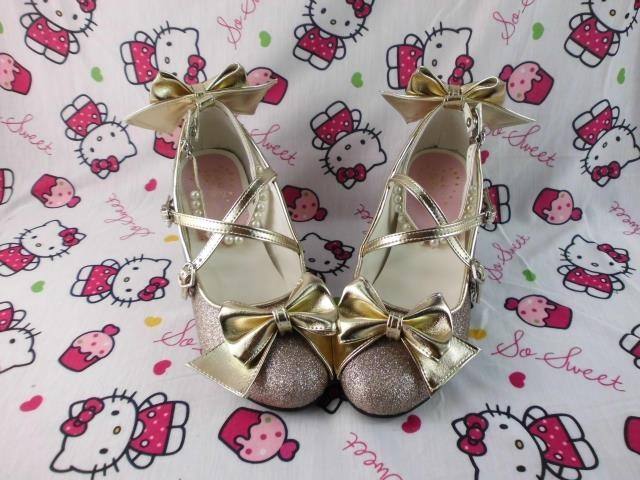 Antaina Tea Party Glitter Lolita Shoes