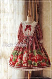 Strawberry Bunny*** Sweet Lolita Half Sleeves OP Dress -Pre-order Closed