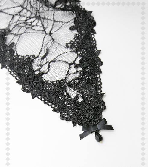 Cutie Creator -Evil Bridal~ Lolita Headband + Veil Set