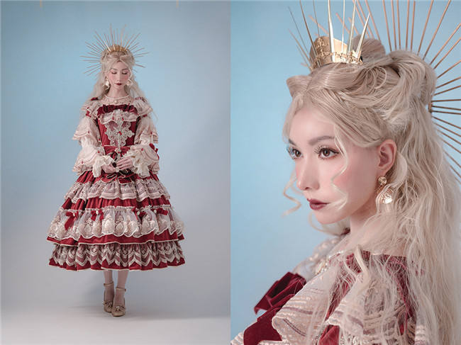 Miss Point ~Masked Ball Luxury Details Lolita OP Fullset