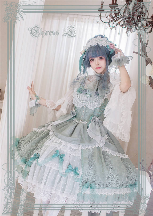 Elpress L ~Christmas D*Romance Ode~ Elegant Lolita JSK -Ready Made Purple M - In Stock