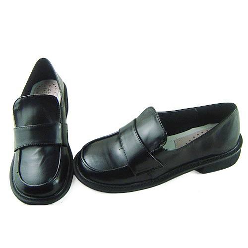 Black Punk Lolita Flats Footwear