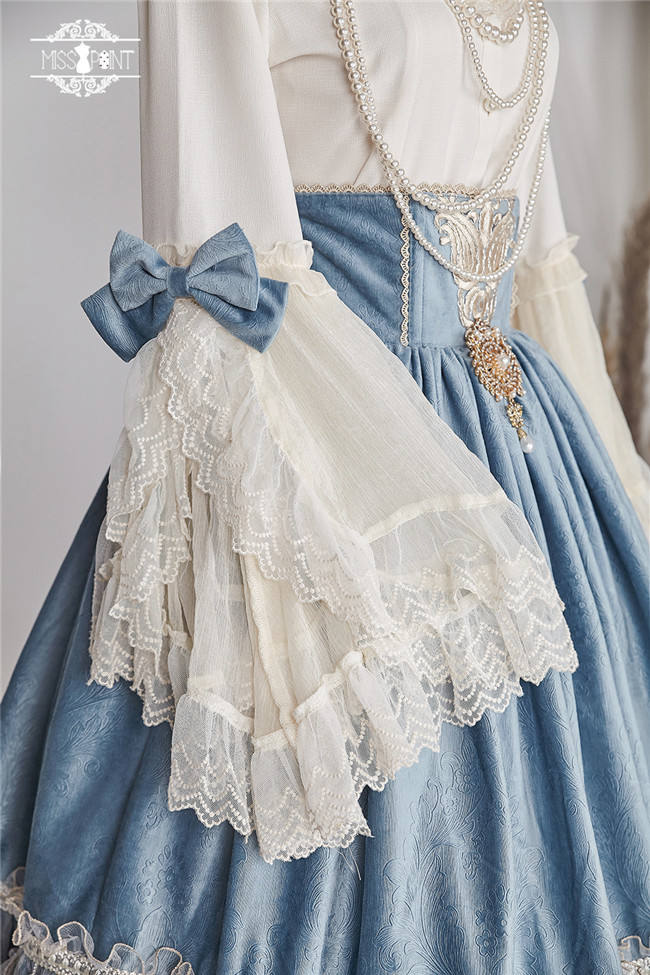 Miss Point ~ Elizabeth~ Elegant Lolita Fishbone Skirt Tea Party Version -Custom Tailor Available