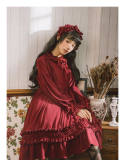Vintage Classic Uni color Lolita OP Daily wear Version -out